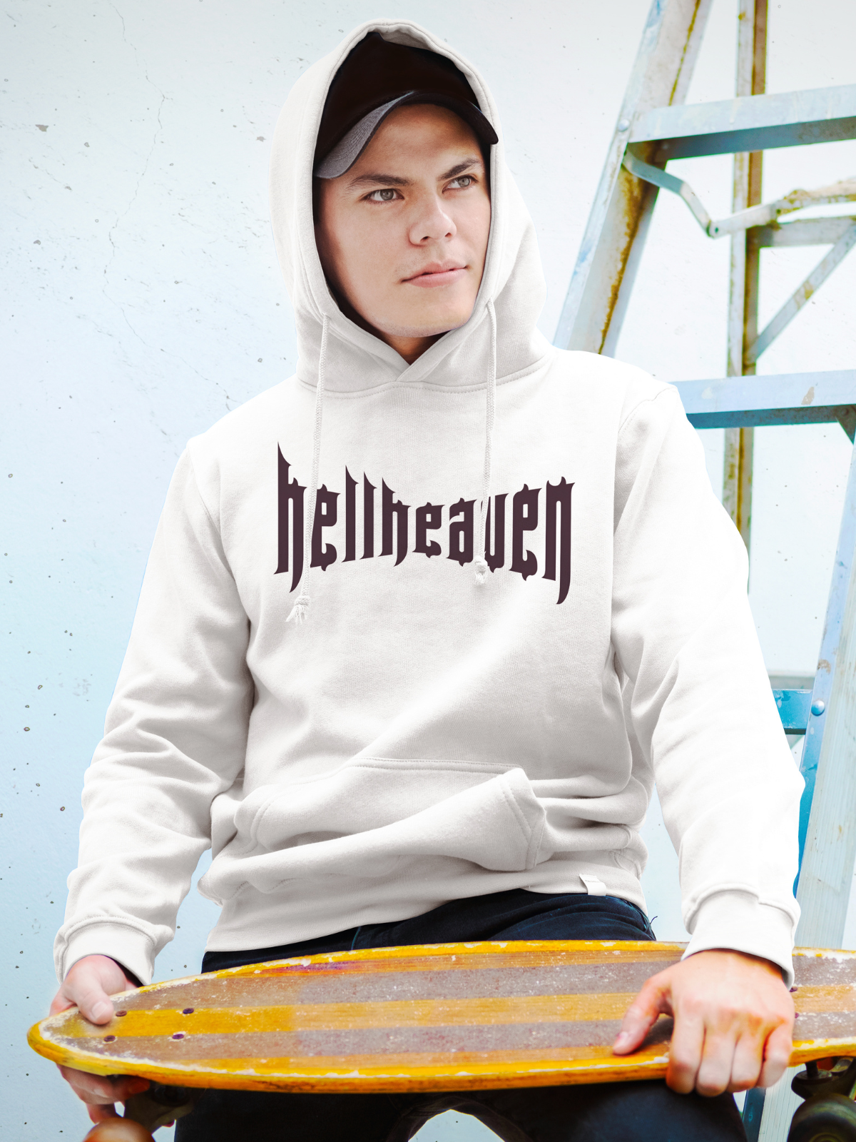 White Shady Hoodie