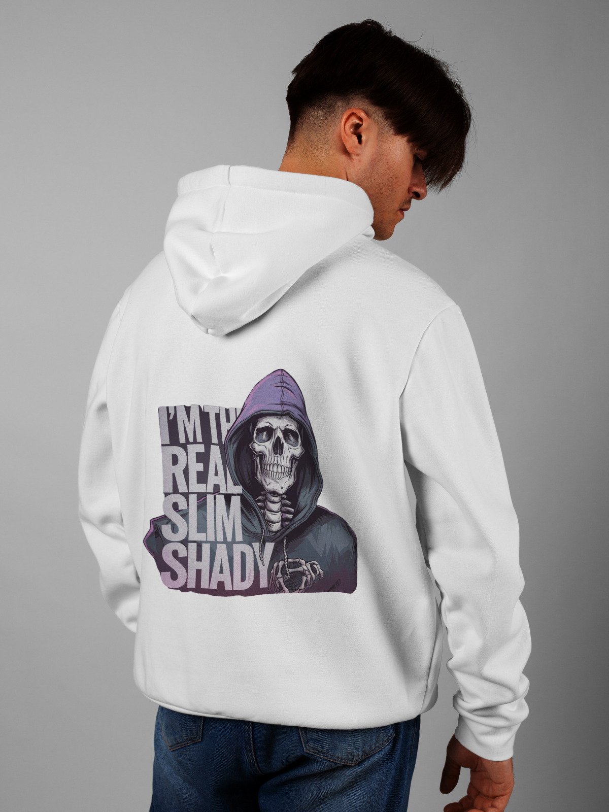 White Shady Hoodie