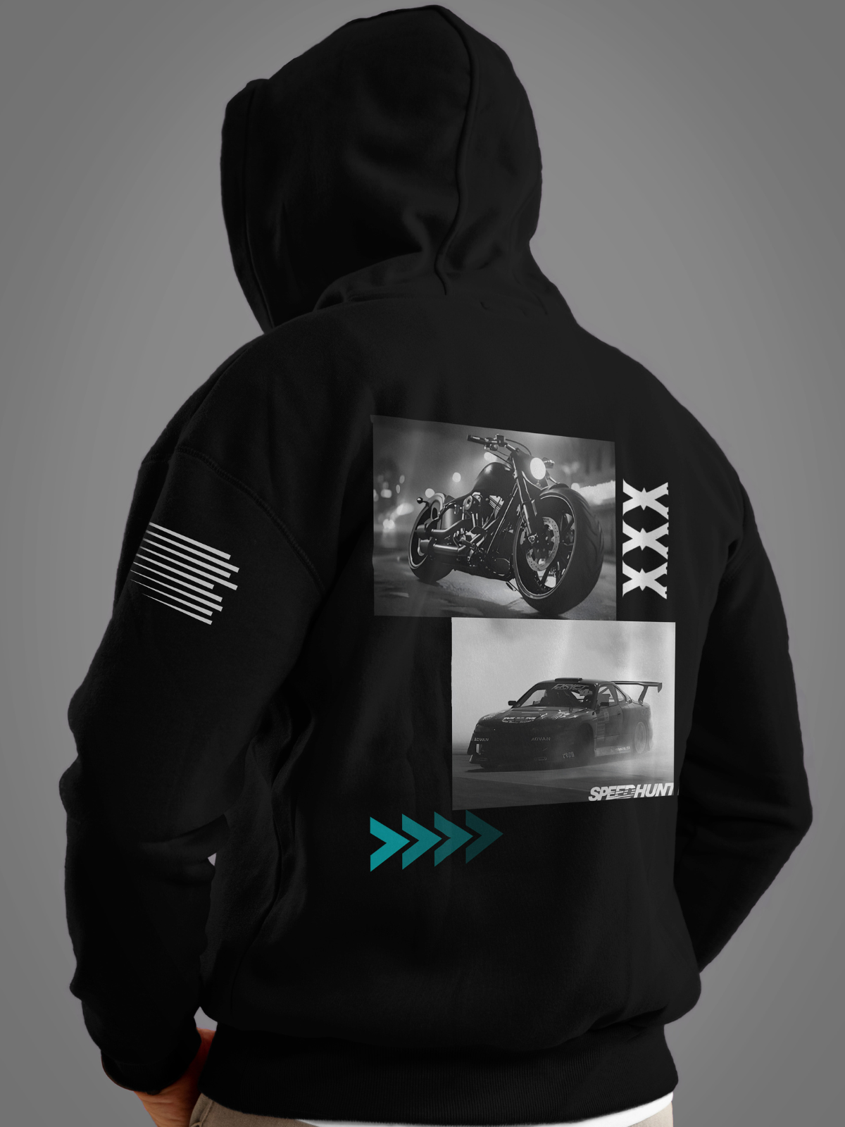 Drifter Black Hoodie