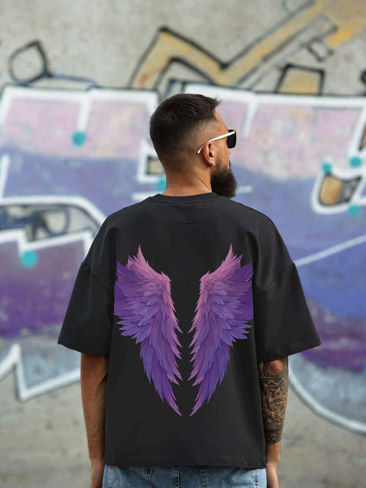 Wings Black T-shirt